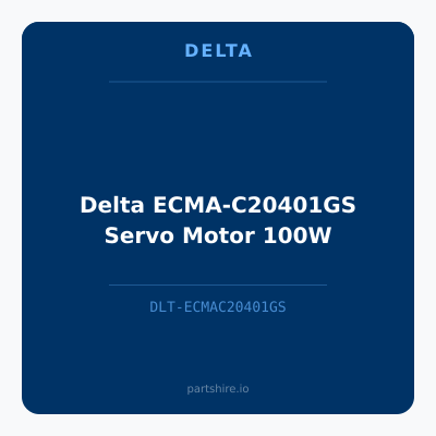 Delta ECMA-C20401GS Servo Motor 100W