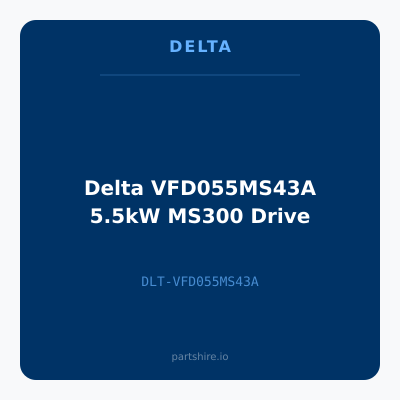 Delta VFD055MS43A 5.5kW MS300 Drive