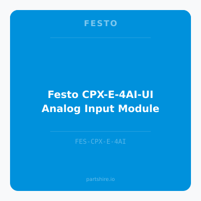 Festo CPX-E-4AI-UI Analog Input Module