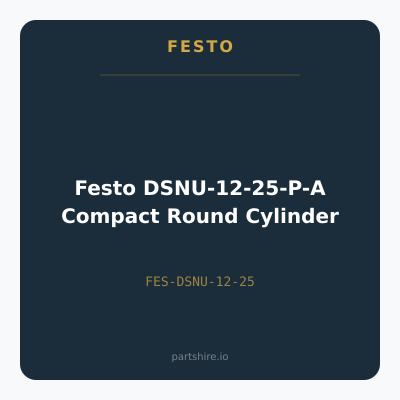 Festo DSNU-12-25-P-A Compact Round Cylinder