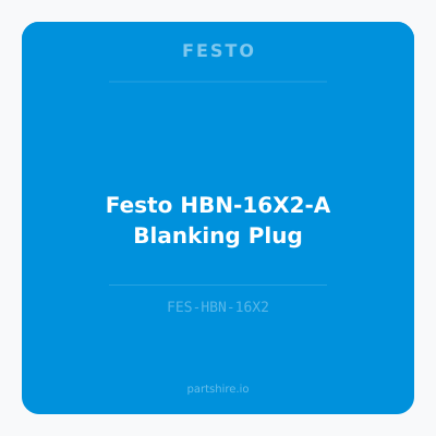 Festo HBN-16X2-A Blanking Plug
