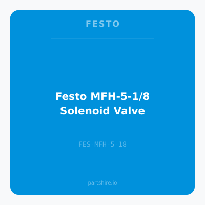Festo MFH-5-1/8 Solenoid Valve