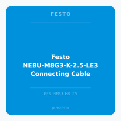 Festo NEBU-M8G3-K-2.5-LE3 Connecting Cable