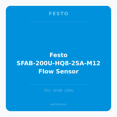 Festo SFAB-200U-HQ8-2SA-M12 Flow Sensor