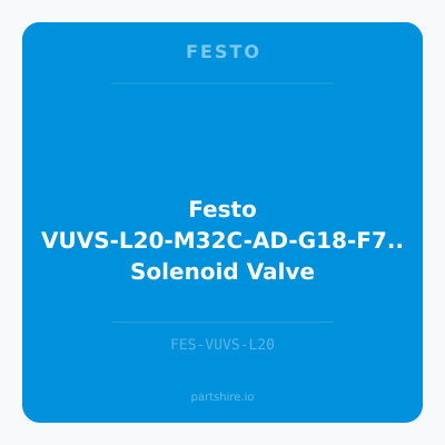 Festo VUVS-L20-M32C-AD-G18-F7-1C1 Solenoid Valve