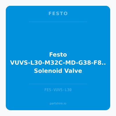 Festo VUVS-L30-M32C-MD-G38-F8-1C1 Solenoid Valve