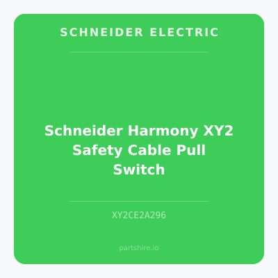 Schneider Harmony XY2 Safety Cable Pull Switch