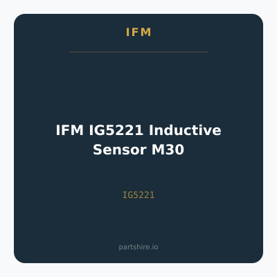 IFM IG5221 Inductive Sensor M30