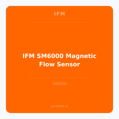 IFM SM6000 Magnetic Flow Sensor