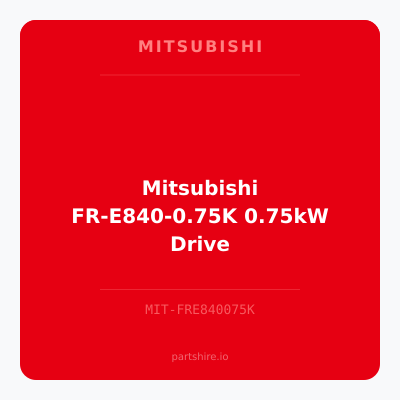 Mitsubishi FR-E840-0.75K 0.75kW Drive
