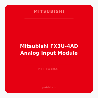 Mitsubishi FX3U-4AD Analog Input Module