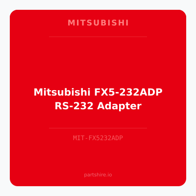 Mitsubishi FX5-232ADP RS-232 Adapter