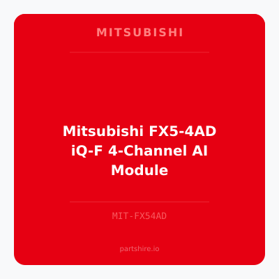 Mitsubishi FX5-4AD iQ-F 4-Channel AI Module