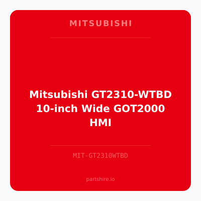 Mitsubishi GT2310-WTBD 10-inch Wide GOT2000 HMI