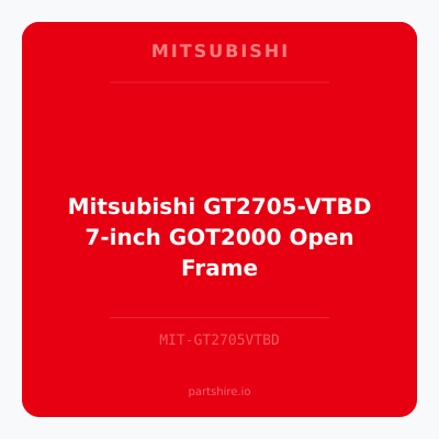 Mitsubishi GT2705-VTBD 7-inch GOT2000 Open Frame