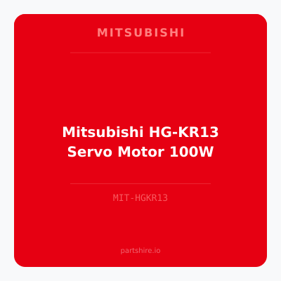 Mitsubishi HG-KR13 Servo Motor 100W