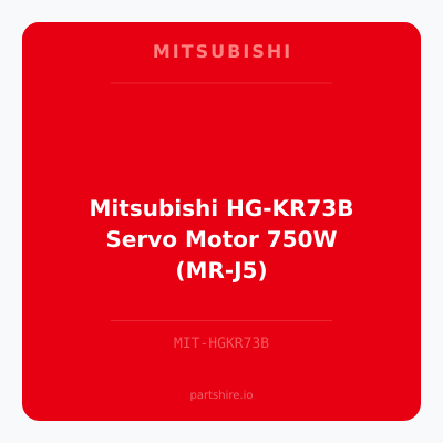 Mitsubishi HG-KR73B Servo Motor 750W (MR-J5)