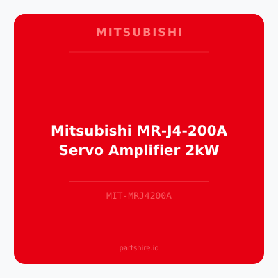 Mitsubishi MR-J4-200A Servo Amplifier 2kW