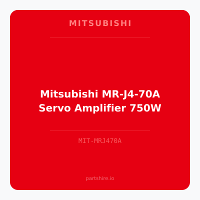 Mitsubishi MR-J4-70A Servo Amplifier 750W
