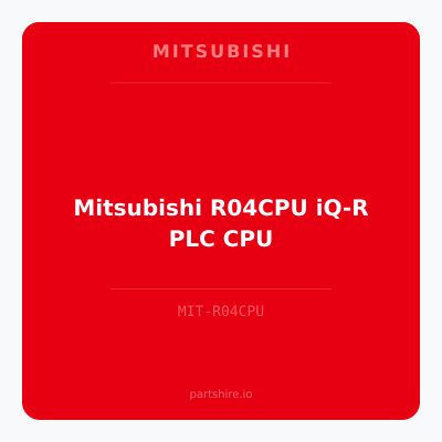 Mitsubishi R04CPU iQ-R PLC CPU