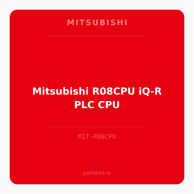 Mitsubishi R08CPU iQ-R PLC CPU