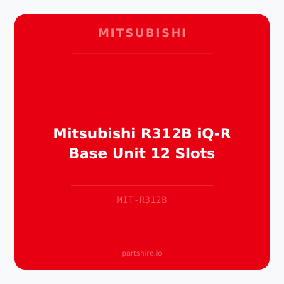 Mitsubishi R312B iQ-R Base Unit 12 Slots