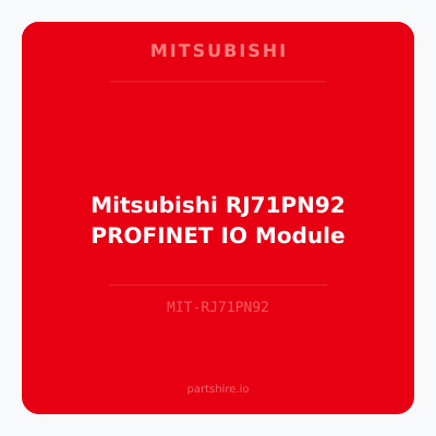 Mitsubishi RJ71PN92 PROFINET IO Module