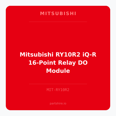 Mitsubishi RY10R2 iQ-R 16-Point Relay DO Module