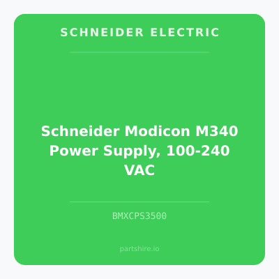 Schneider Modicon M340 Power Supply, 100-240 VAC