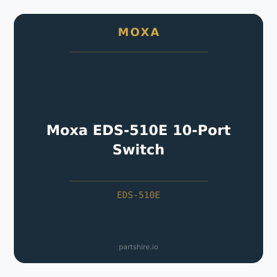 Moxa EDS-510E 10-Port Switch