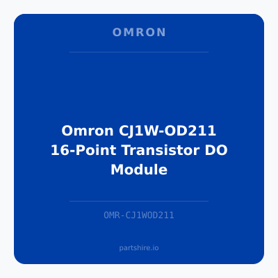 Omron CJ1W-OD211 16-Point Transistor DO Module