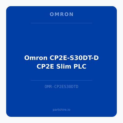 Omron CP2E-S30DT-D CP2E Slim PLC
