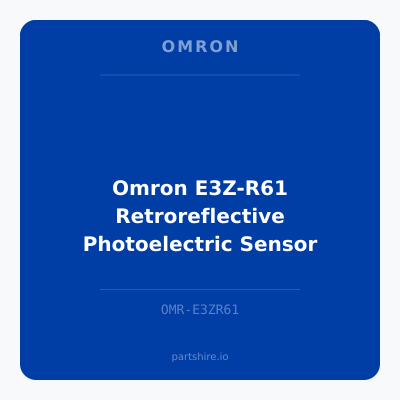 Omron E3Z-R61 Retroreflective Photoelectric Sensor
