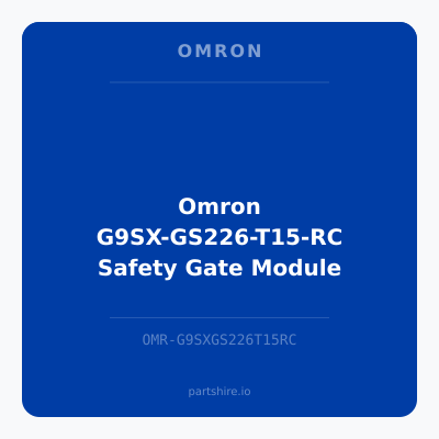 Omron G9SX-GS226-T15-RC Safety Gate Module