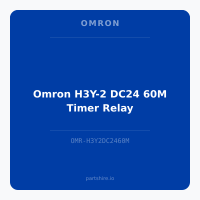 Omron H3Y-2 DC24 60M Timer Relay
