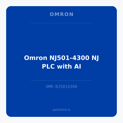 Omron NJ501-4300 NJ PLC with AI