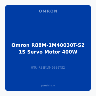 Omron R88M-1M40030T-S2 1S Servo Motor 400W