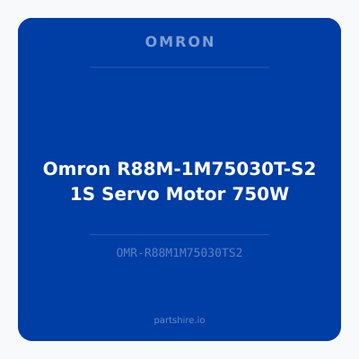 Omron R88M-1M75030T-S2 1S Servo Motor 750W