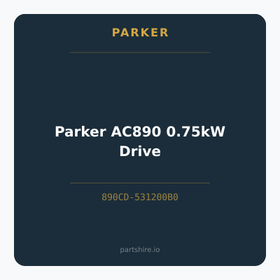Parker AC890 0.75kW Drive