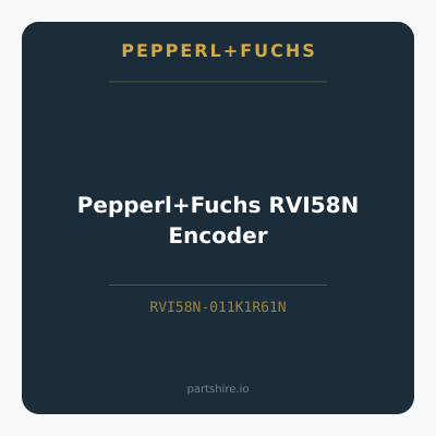 Pepperl+Fuchs RVI58N Encoder