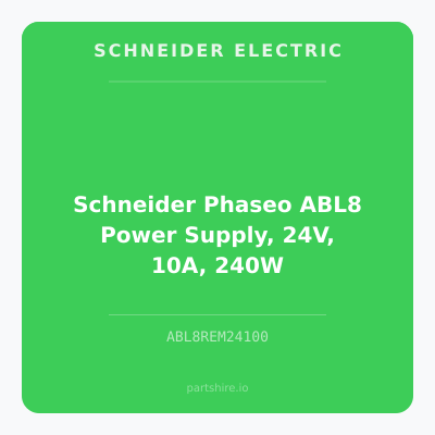 Schneider Phaseo ABL8 Power Supply, 24V, 10A, 240W