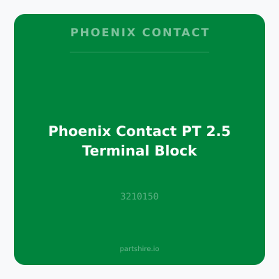 Phoenix Contact PT 2.5 Terminal Block