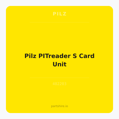 Pilz PITreader S Card Unit
