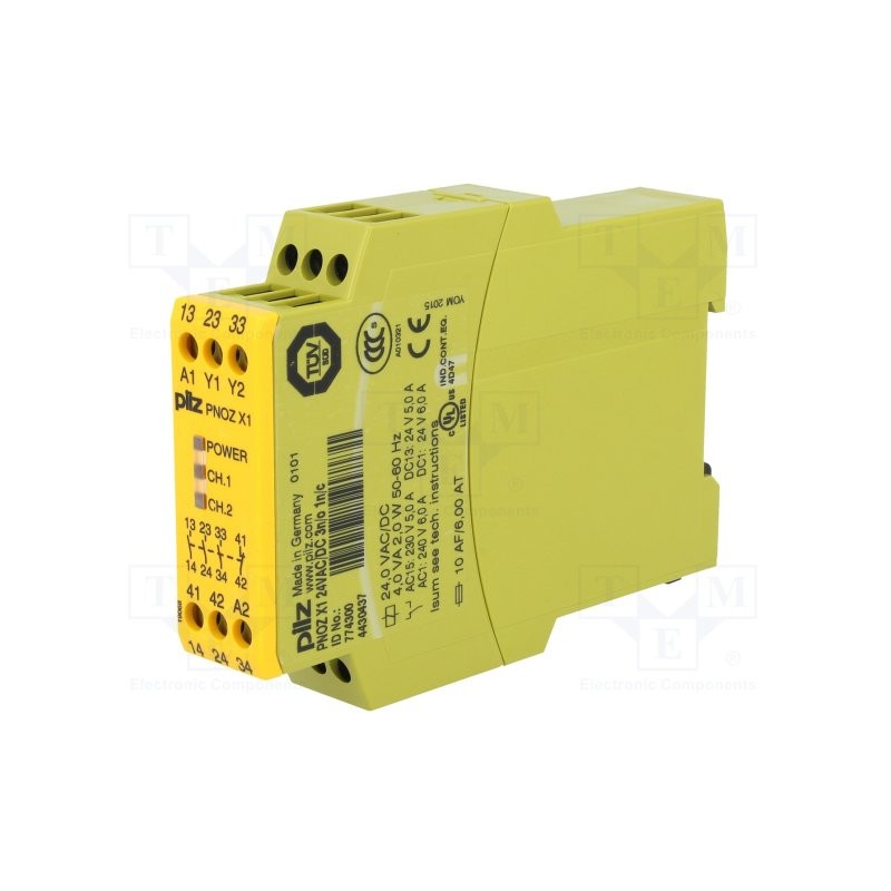 Pilz PNOZ X1 24VAC/DC Safety Relay