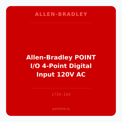 Allen-Bradley POINT I/O 4-Point Digital Input 120V AC