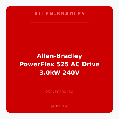 Allen-Bradley PowerFlex 525 AC Drive 3.0kW 240V