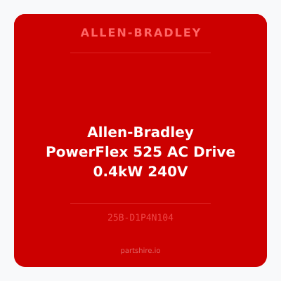 Allen-Bradley PowerFlex 525 AC Drive 0.4kW 240V