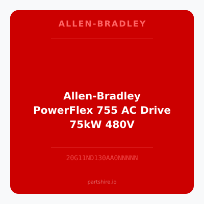 Allen-Bradley PowerFlex 755 AC Drive 75kW 480V