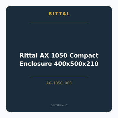 Rittal AX 1050 Compact Enclosure 400x500x210
