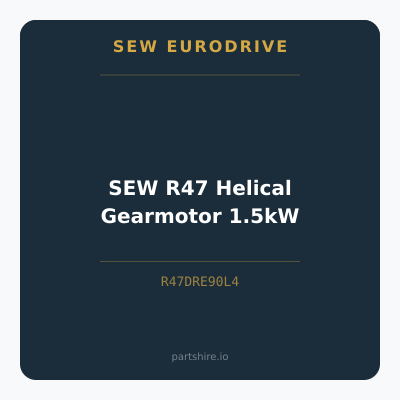 SEW R47 Helical Gearmotor 1.5kW